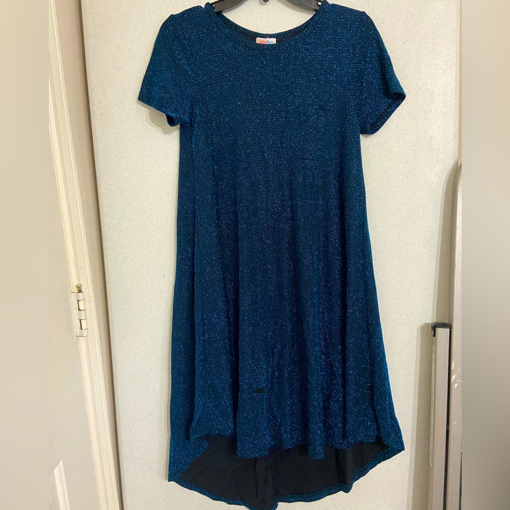 LulaRoe SZ XXS Sparkle High Low Dress